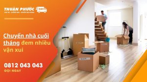 chuyển nhà nên chuyển đầu tháng hay cuối tháng