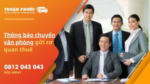 Mẫu thông báo chuyển văn phòng gửi cơ quan thuế
