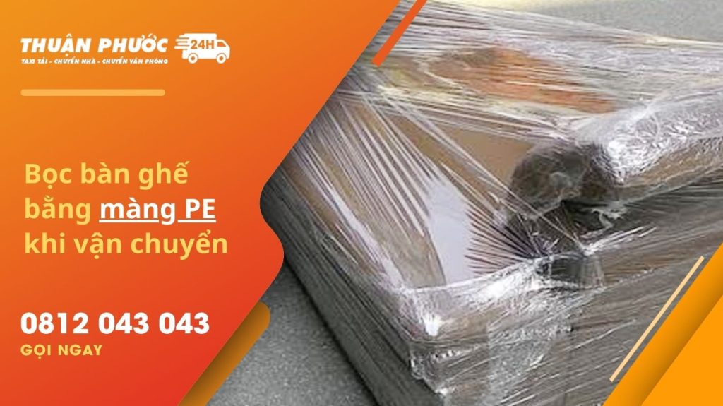 Bọc lót cẩn thận bằng màng PE, xốp hơi, chăn dạ, bao bì carton.