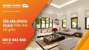 sắp xếp phòng khách
