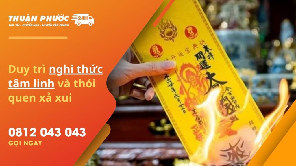 Nhiều người vẫn duy trì các nghi lễ và thói quen xả xui để tạo cảm giác yên tâm